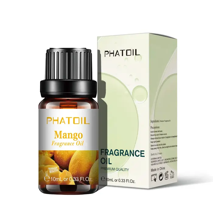 PHATOIL 10ml huile de parfum de fruits mangue fraise pomme cerise pastèque arôme doux huiles de parf