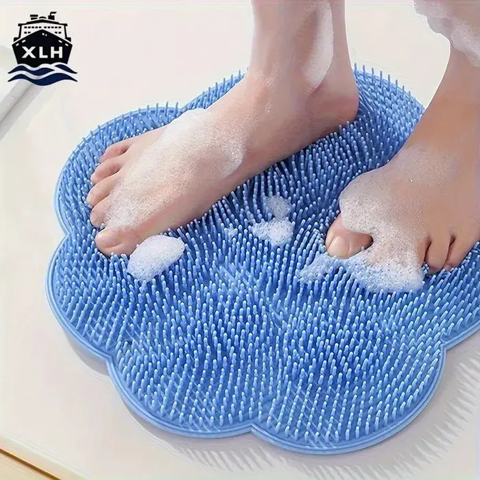 Coussin de gommage des pieds pour salle de bain