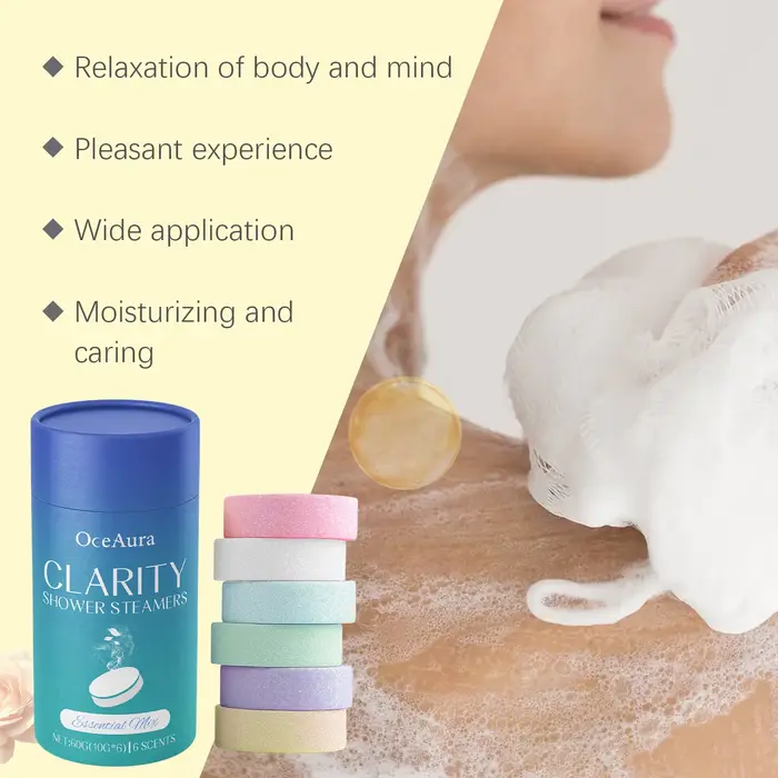 Tablettes de bain aromatiques pour la douche
