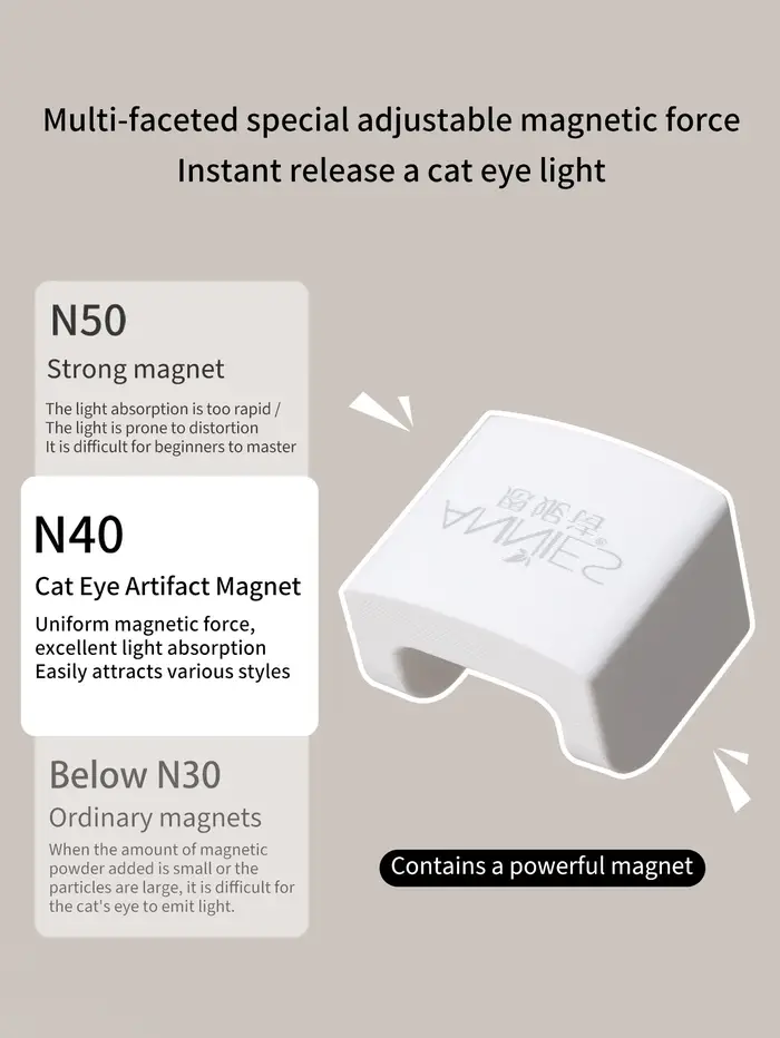 Eyeliner œil de chat automatique pour Nail Art, multifonctionnel, Super puissant, large aimant œil d