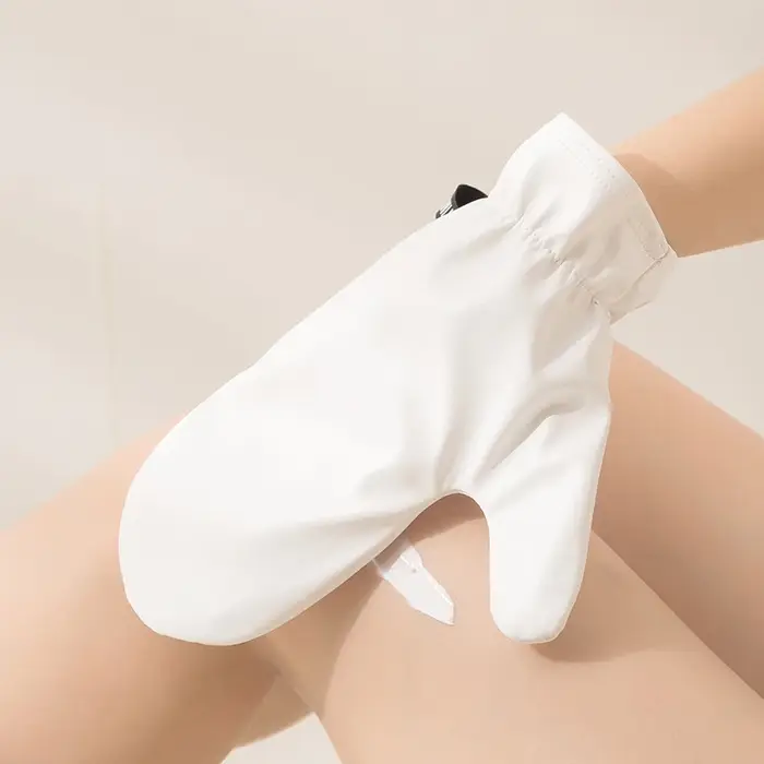 Nouveau Gant Applicateur en Cuir pour Lotion Corporelle et Mousse Autobronzante, avec Pouce, Double 