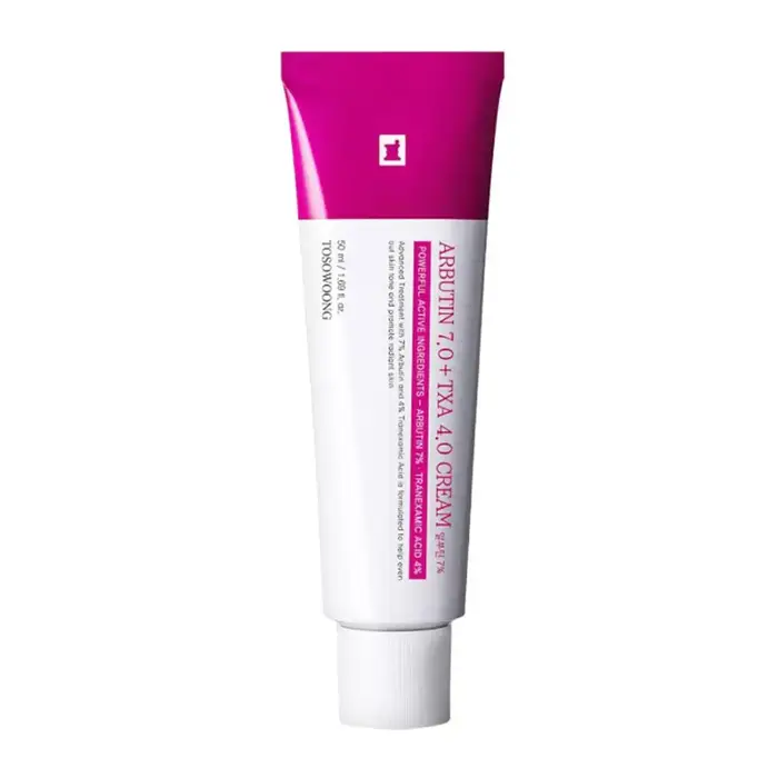 Crème éclaircissante pour le visage à l'arbutine TXA, crème hydratante en profondeur et antioxydante