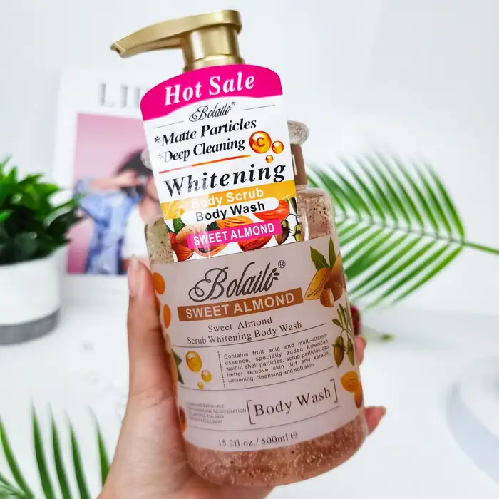 Gel Douche Exfoliant et Hydratant à l'Amande Douce