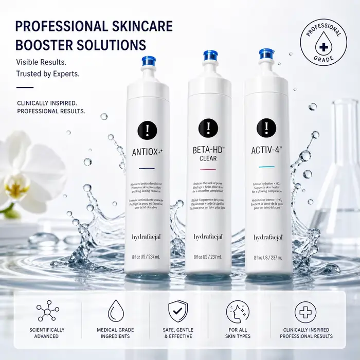 Ensemble de solutions pour le visage Hydra Beauty pour appareil d'hydrodermabrasion Activ4 BetaHD An