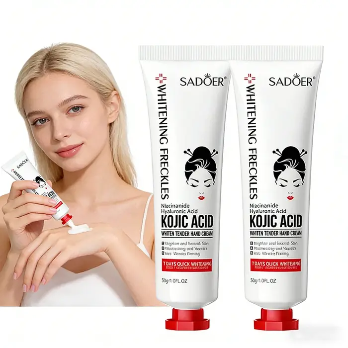 SADOER crème pour les mains à l'acide kojique hydratant nourrissant éclaircissant crèmes