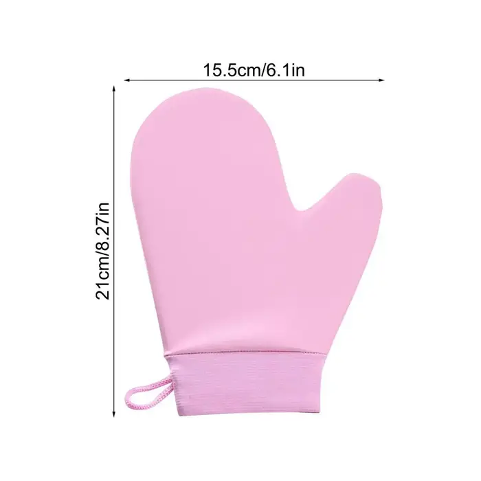 Mitaine applicatrice de bronzage en similicuir pour femmes, hommes, papa, pour le dos, le visage et 