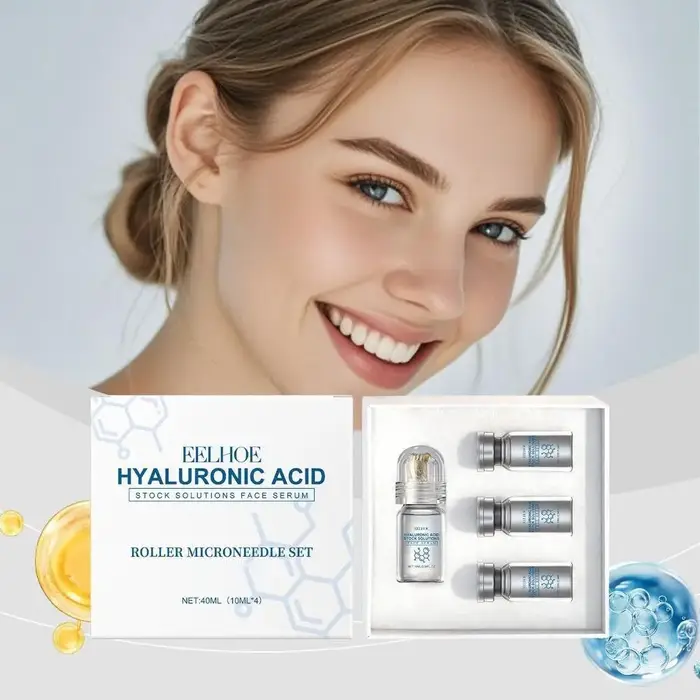 Kit de sérum facial à micro-aiguilles à la niacinamide avec rouleau 0