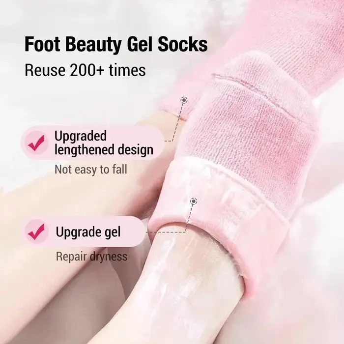 Chaussettes hydratantes en Silicone
