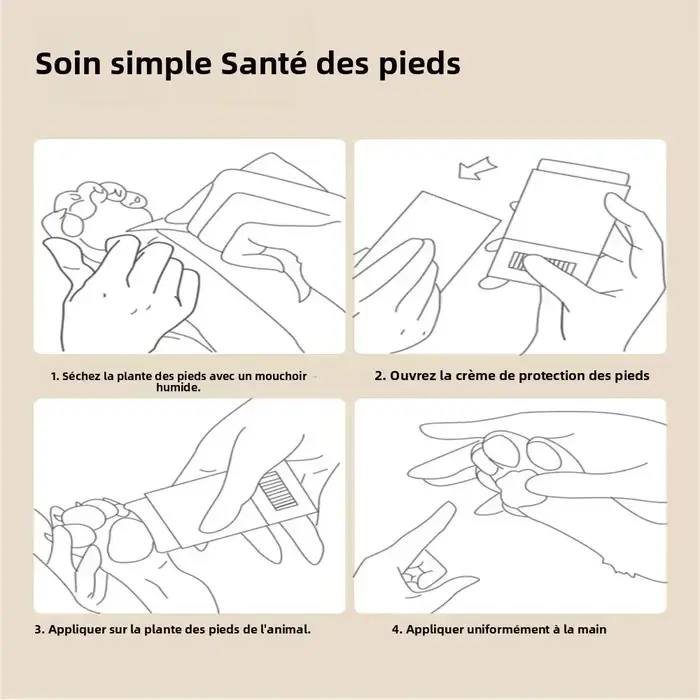 Baume de soin des pattes