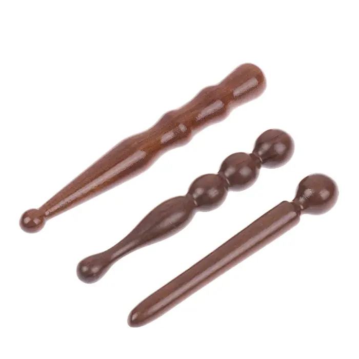 (HG) 1PC bois Spa bâton musculaire Cellulite tissus profonds Fascia Point de déclenchement libération auto pied corps