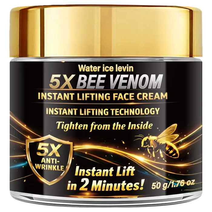 Crème pour le visage BOTAX 5X au venin d'abeille, effet liftant instantané. Raffermit, lifte, hydrat