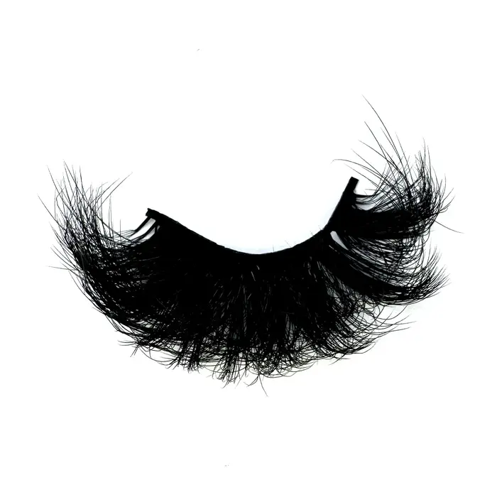 7 paires 25mm 8D Faux cils de vison en vrac moelleux naturel Faux cils épais dramatique Faux cils de
