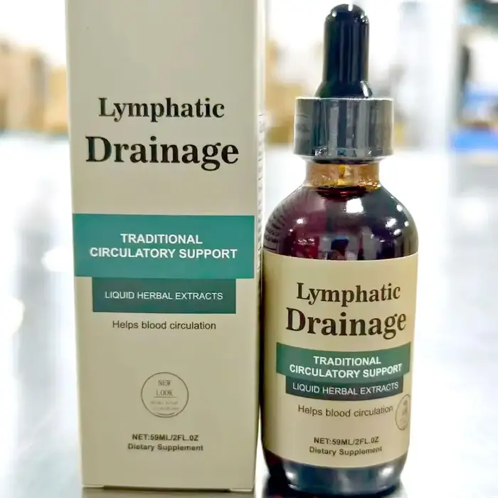 Gouttes naturelles à base de plantes pour le drainage lymphatique