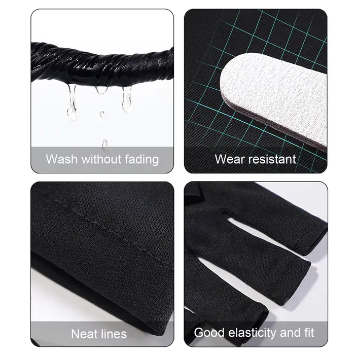 Gants Anti UV en Gel, gants de Protection professionnels pour manucure, protège les mains, Nail Art,