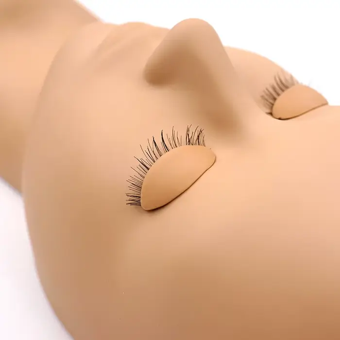 Tête de Mannequin pour extension de cils, kit de formation avec paupières amovibles, têtes de modèle