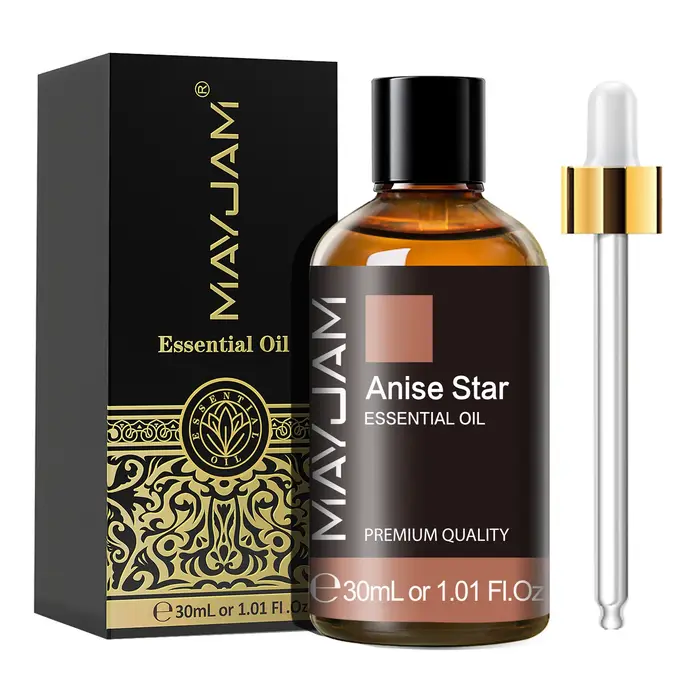 MAYJAM 30ML avec compte-gouttes huiles essentielles Oregano citron Eucalyptus menthe verte Neroli Helichrysum curcuma anis étoile arbre à thé