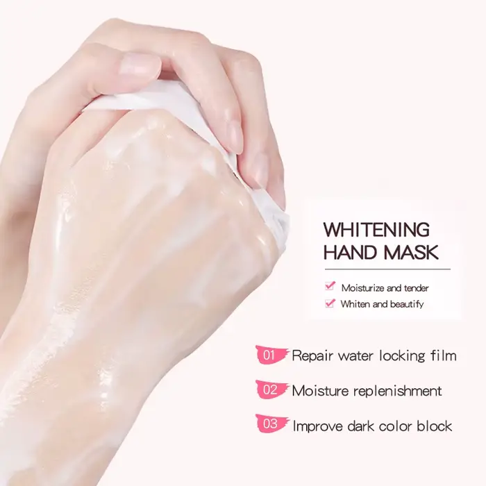 Masque pour les mains nourrissant au lait de chèvre