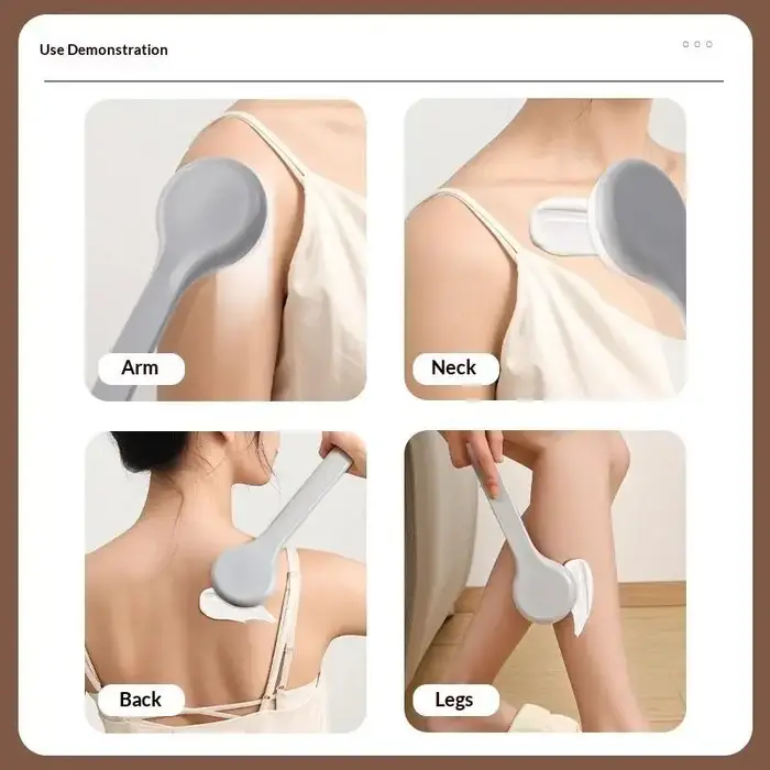 Applicateur de lotion solaire et de bronzage pour le dos