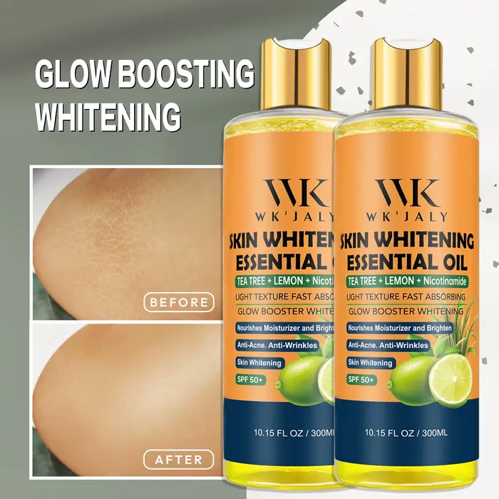 Huile pour le corps éclaircissante à la niacinamide WK JALY pour tous les types de peau