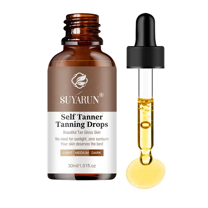 Sérum autobronzant - Éclat naturel modulable, formule sans traces pour tous les tons de peau. Hydrat