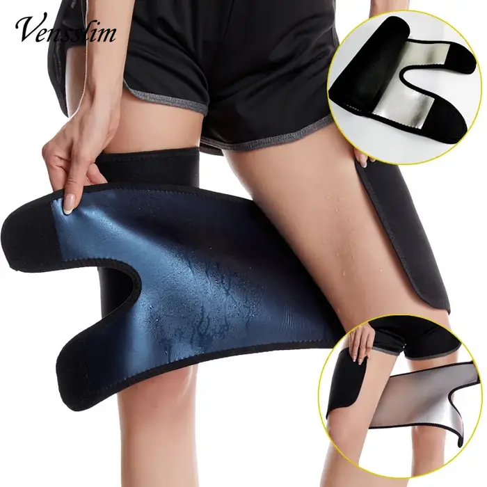 Vensslim 1 paire Sauna sueur cuissardes femmes cuisse Shaper bandes réglable Leggings formateur minceur enveloppes pour l'entraînement des jambes