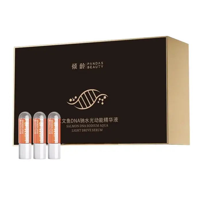 Sérum Ampoule Énergie Lumineuse ADN de Saumon Hydratation Profonde Lissage Contrôle du Sébum Rajeuni