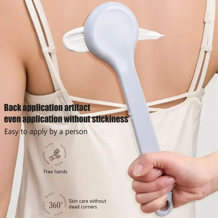 Applicateur de crème pour le dos à long manche