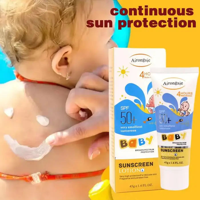 Lotion solaire pour bébé Airongsje SPF50+