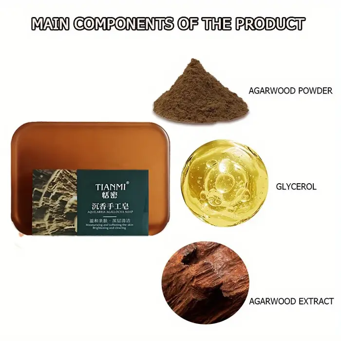 2 Savons Artisanaux à l'Agarwood