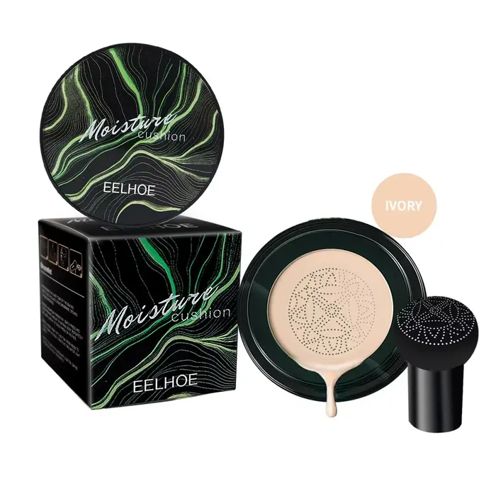 Fond de teint magique tête de champignon coussin d'air CC crème visage correcteur hydratant imperméa