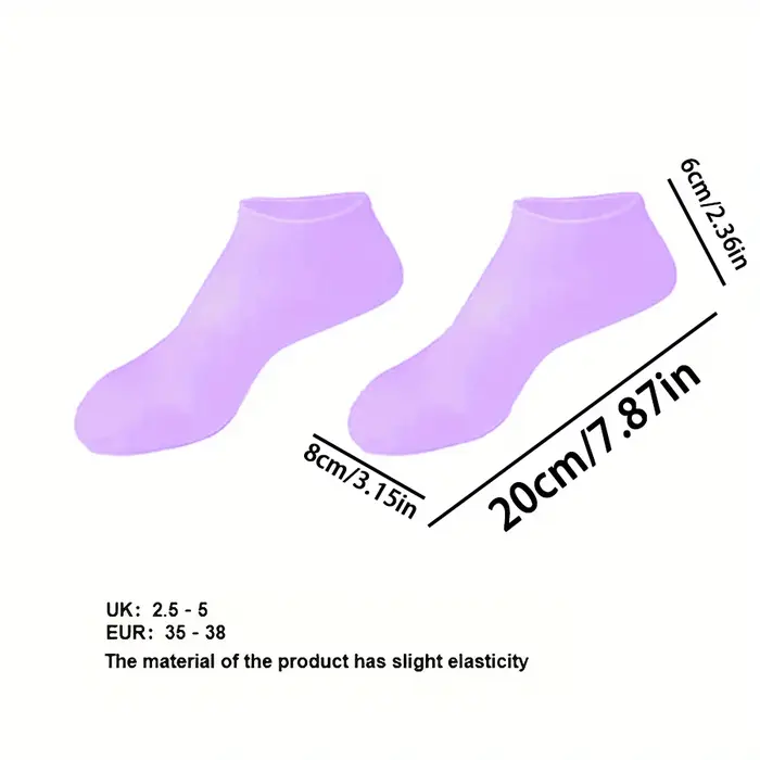 Chaussettes de pied hydratantes