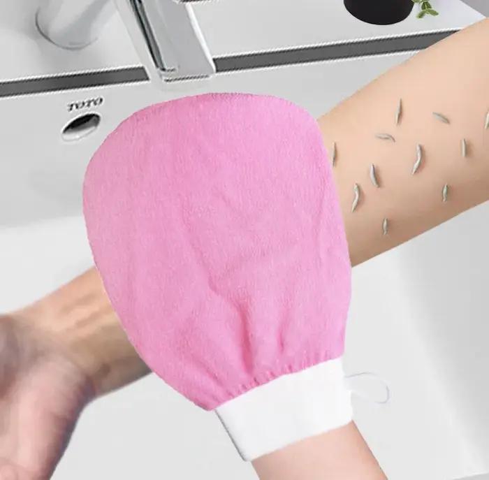 1 pièce Double face Hammam gommage gant magique Peeling