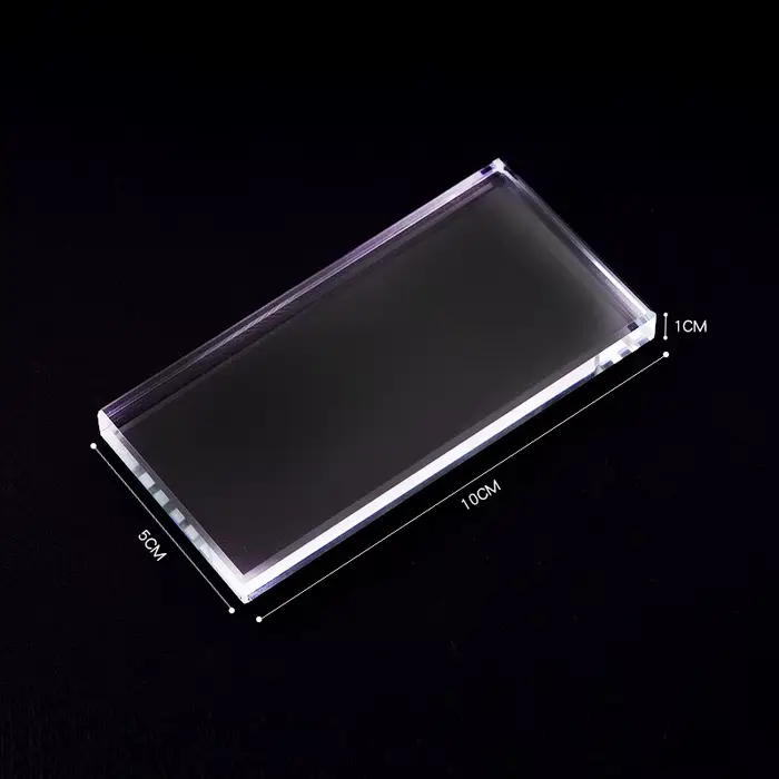 Palette de couleurs pour ongles en verre, 1 pièce, pour vernis Gel, mélange de dessin, plaque de pei