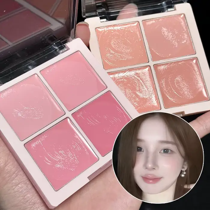 4 couleurs Blush crème naturel nu maquillage éclaircissant eau lumière pêche