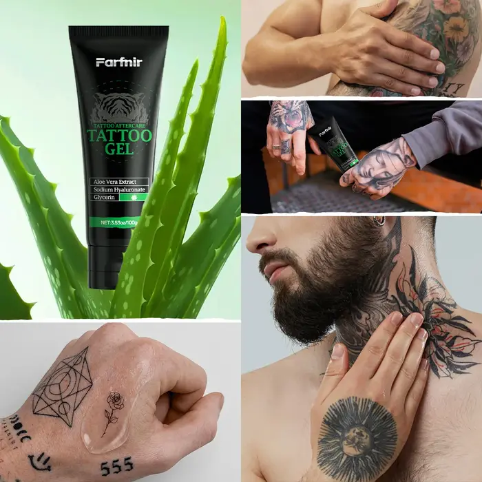 Le gel de tatouage 3, 53 oz/100 g convient à l'hydratation et à l'entretien en profondeur après