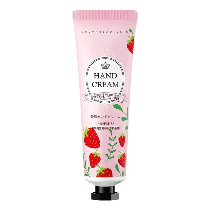Crème pour les mains aux fruits et plantes 30g, Lotion hydratante au parfum naturel pour les mains s