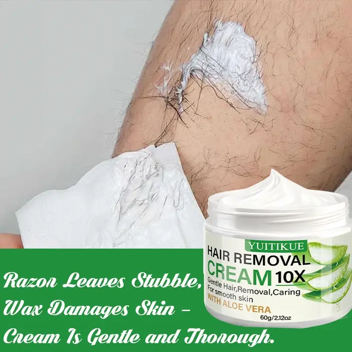Crème dépilatoire à l'aloe vera YUITIKUE
