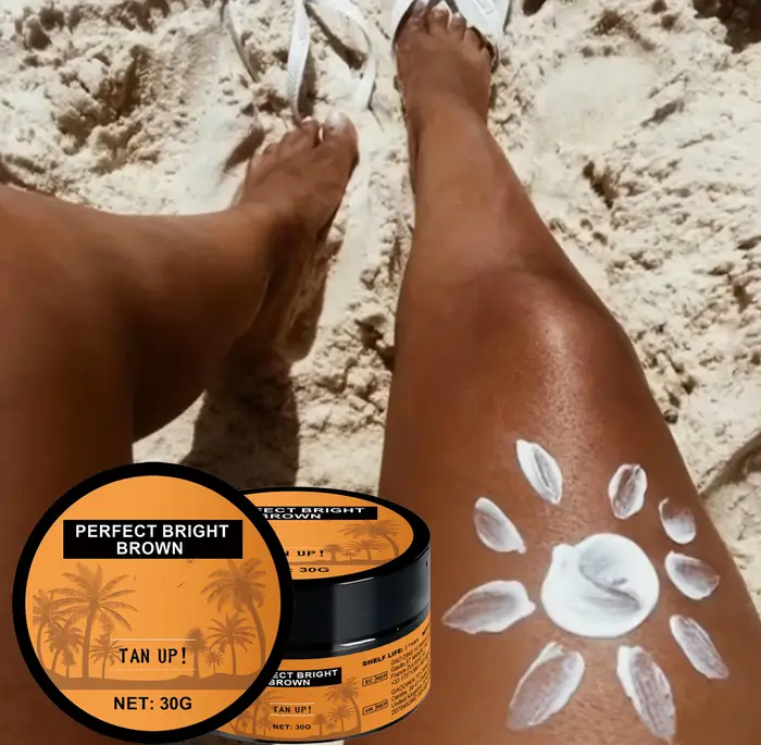 Crème solaire pour la peau en été