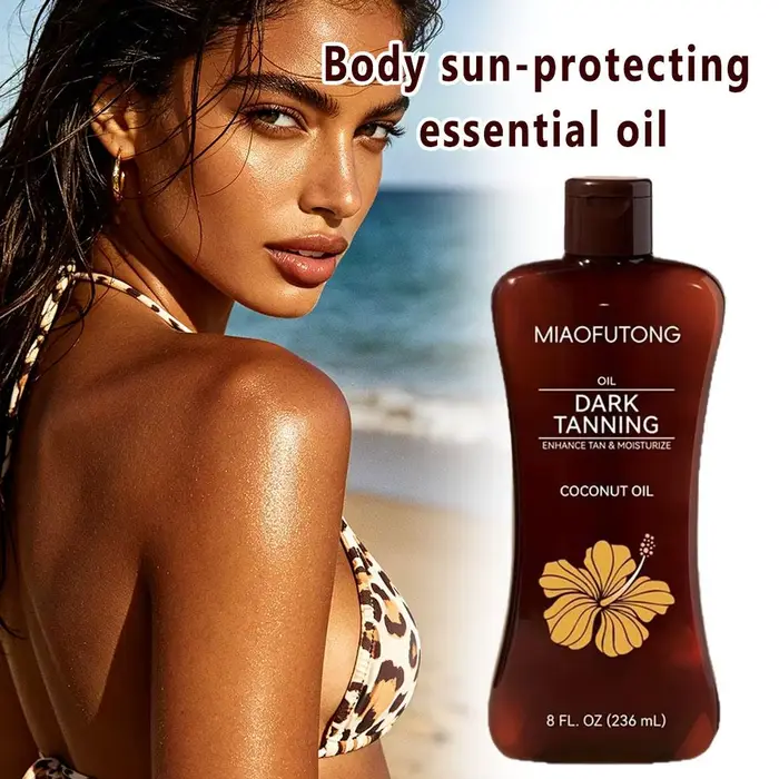 Huile Accélératrice de Bronzage à la Noix de Coco 236ml