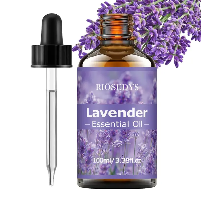 Huile essentielle de lavande, huile parfumée aux notes florales fraîches pour diffuseurs, projets de bricolage parfumés et aromathérapie, parfum doux et relaxant.