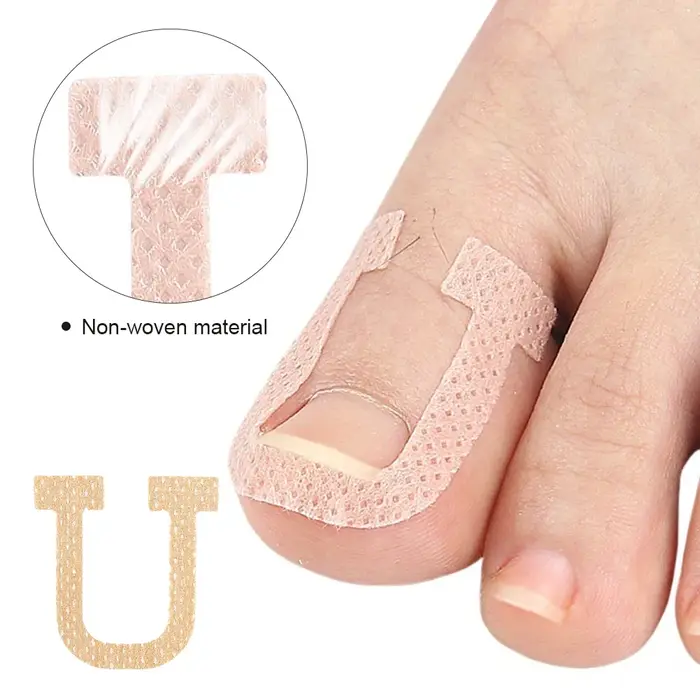 Autocollants de traitement des ongles incarnés