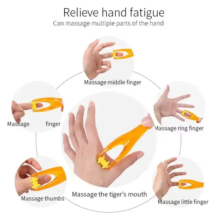 Rouleaux de massage manuels pour points d'acupuncture et articulations des doigts