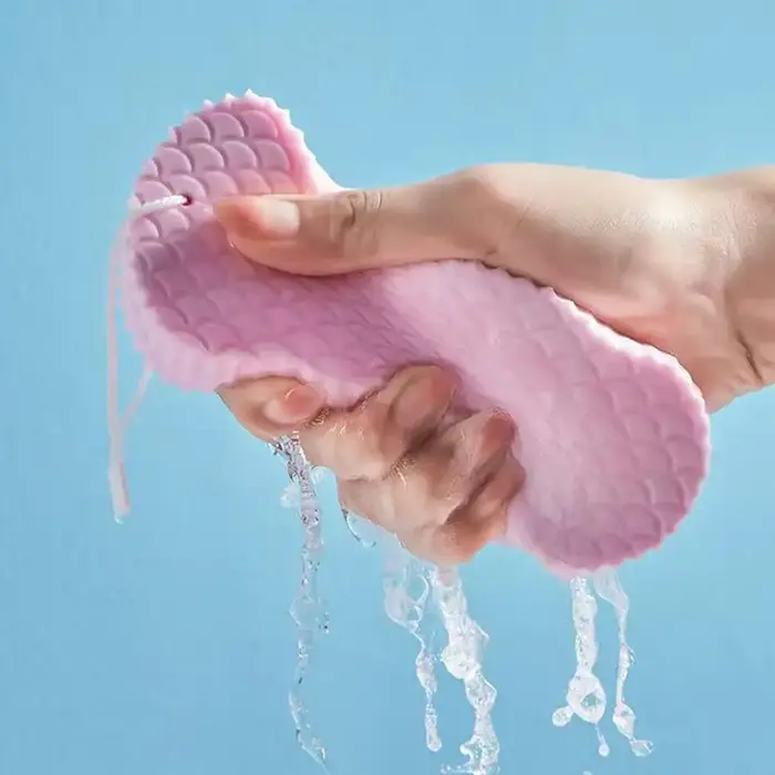 Éponge douce exfoliante pour le corps