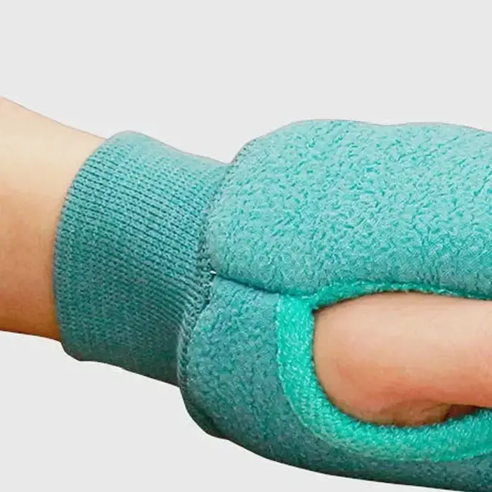 Gants exfoliants pour le corps
