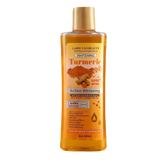 Huile essentielle de curcuma pour le visage et le corps