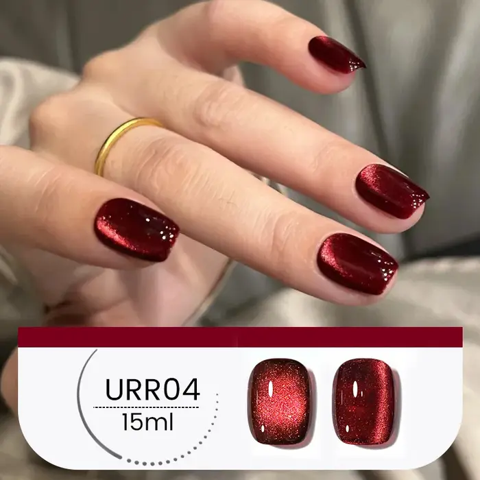 UR SUGAR 15ml gelée rose chat Gel magnétique vernis à ongles paillettes glace tremper céramique UV Gel semi-permanent