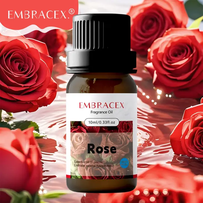 Huiles essentielles de rose 10 ml, huile de massage, huile essentielle 100% pure naturelle, soins de