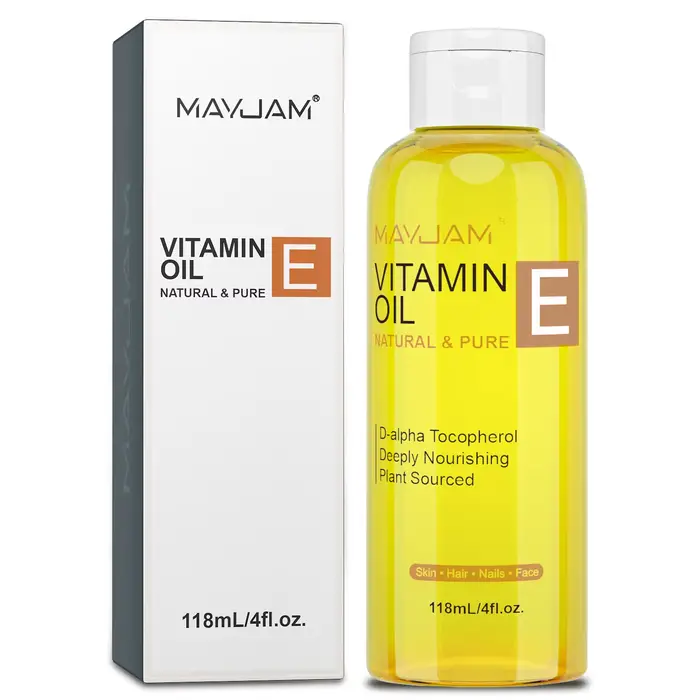 MAYJAM huile de vitamine E naturelle et Pure soin de la peau hydratant éclaircir le teint de la peau
