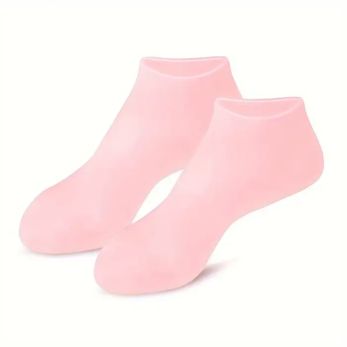 Chaussettes hydratantes en Silicone pour pieds secs et craquelés, avec Lotion pour le corps, Massage