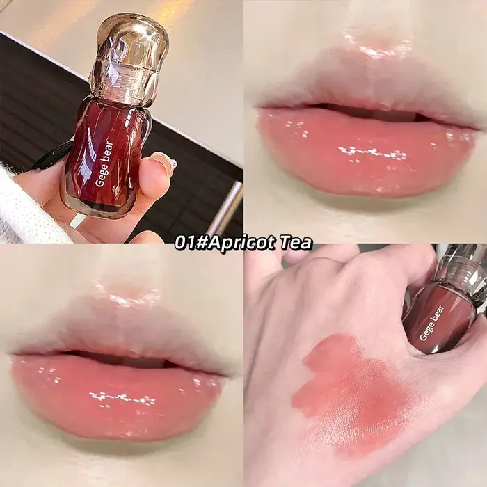 Teinte pour les lèvres Gege Bear Crystal Gloss – Formule hydratante automne/hiver